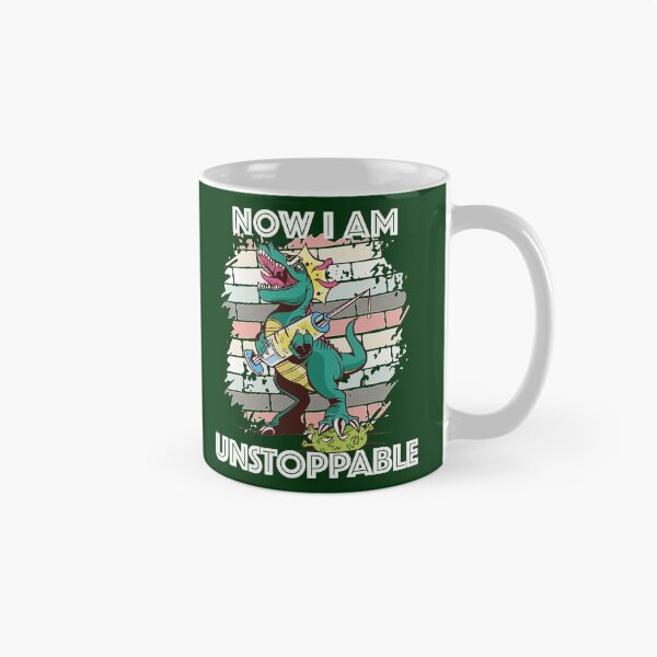 Item preview, Now I'm Unstoppable T-Rex - Vaccinated Funny Vaccine Humor designed and sold by mikels.