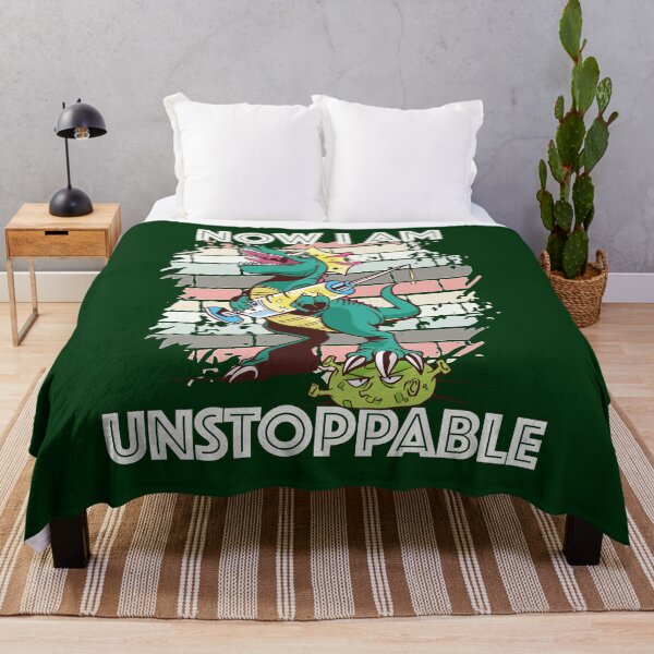 Item preview, Now I'm Unstoppable T-Rex - Vaccinated Funny Vaccine Humor designed and sold by mikels.