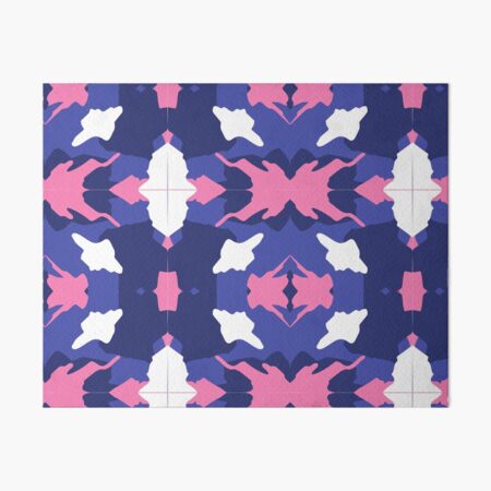 Item preview, Blue Pink White Girl Camo Pattern designed and sold by Dream Big! by E. H..