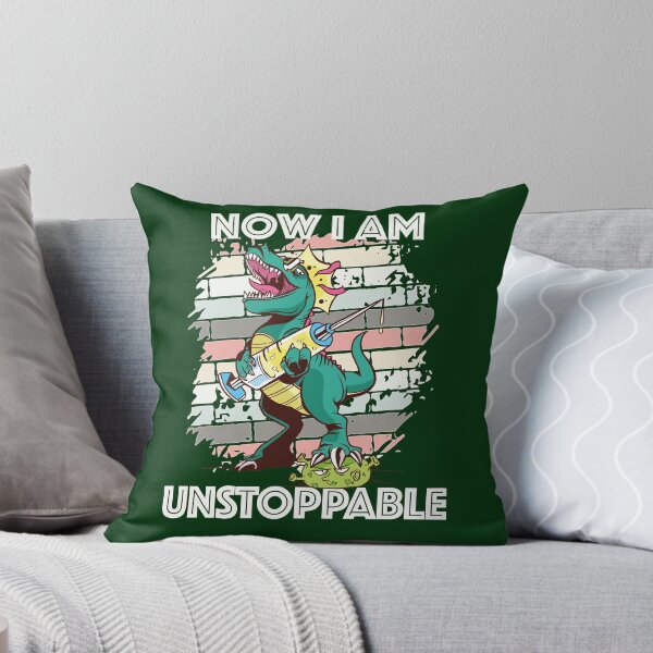 Item preview, Now I'm Unstoppable T-Rex - Vaccinated Funny Vaccine Humor designed and sold by mikels.