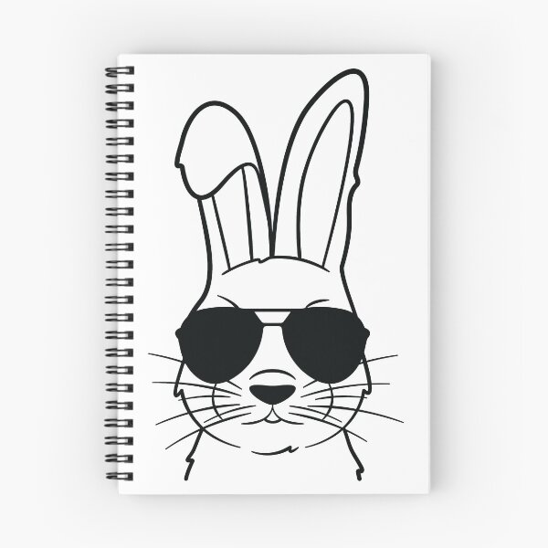 Item preview, Bunny with sunglasses, Rabbit with glasses, Hare with aviator sunglasses designed and sold by KateBilous.