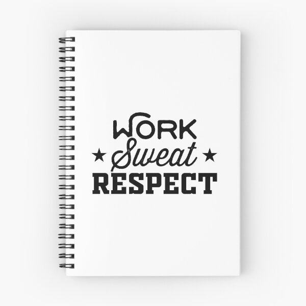 Item preview, Work Sweat Respect - Gym Motivation designed and sold by WolfSpiritCo.