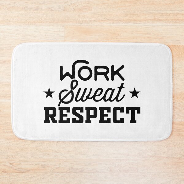 Item preview, Work Sweat Respect - Gym Motivation designed and sold by WolfSpiritCo.