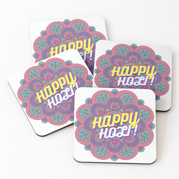 Item preview, Happy holi holiday colorful mandala designed and sold by Svlgsm.