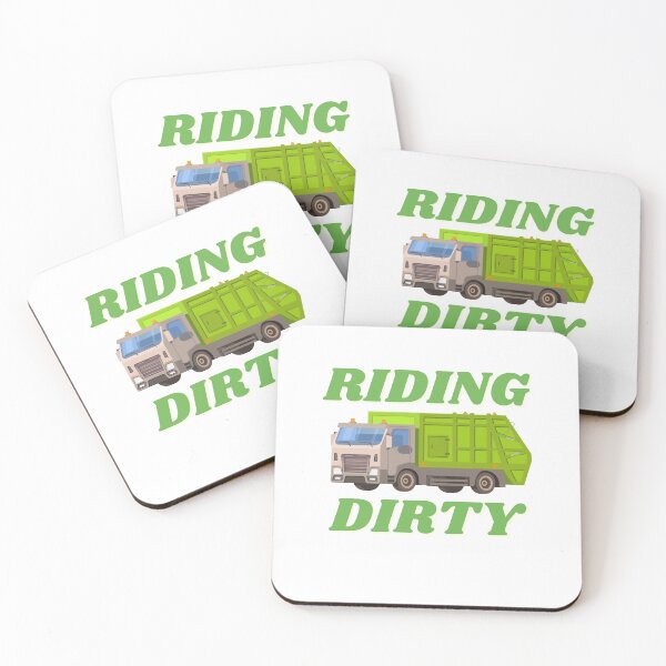 Item preview, Riding Dirty Garbage Trucks designed and sold by momsnpops.