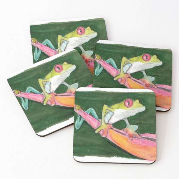 Item preview, Watercolor Red Eyed Frog  designed and sold by Cindy Smith.