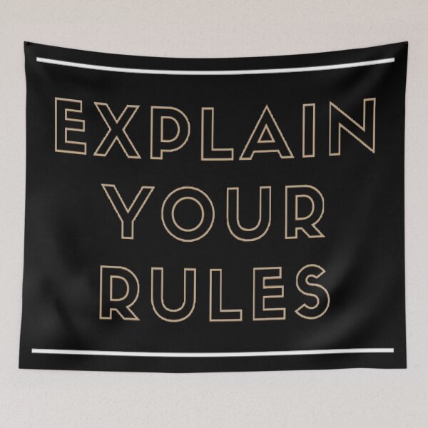 Item preview, Explain your rules designed and sold by Simi2020.