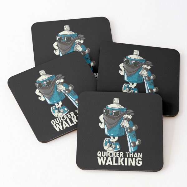 Item preview, Skateboarder Skateboard Quote Graffiti Skater Quicker than walking designed and sold by FalkDania.