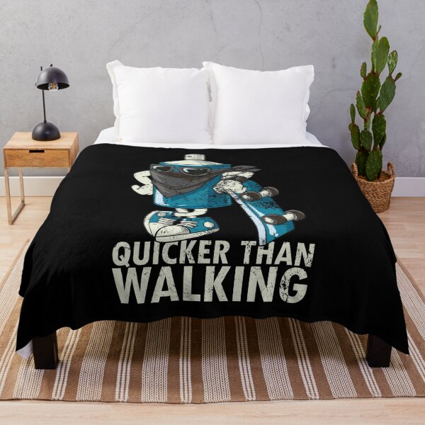 Item preview, Skateboarder Skateboard Quote Graffiti Skater Quicker than walking designed and sold by FalkDania.