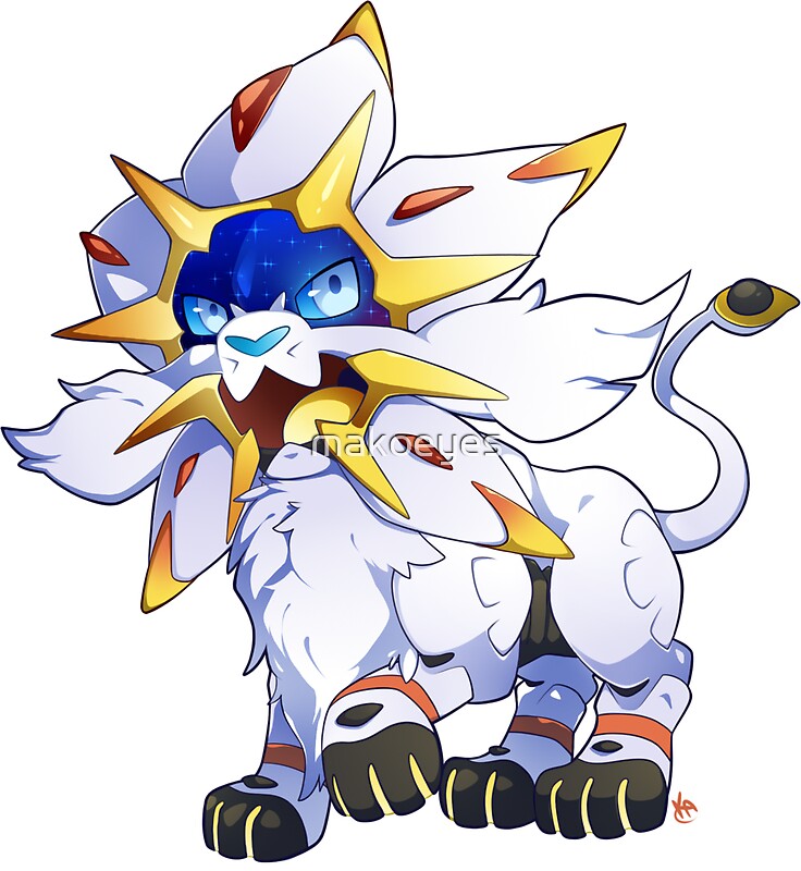 Pokemon Solgaleo: Stickers | Redbubble