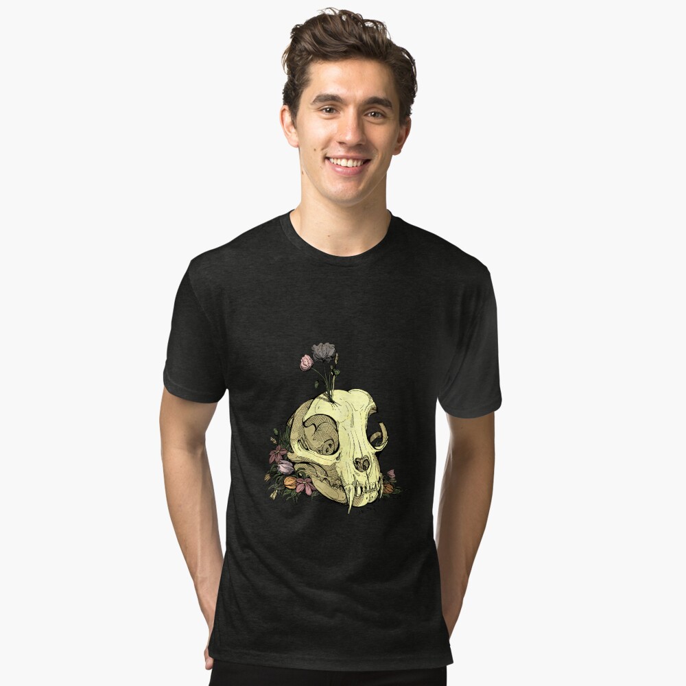 Item preview, Tri-blend T-Shirt designed and sold by WOLFSKULLJACK.