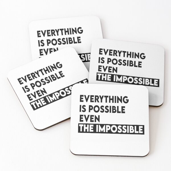 Item preview, Everything is possible even the impossible designed and sold by Heddar Badreddine.