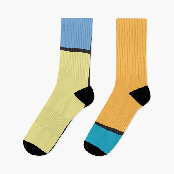 Artikelvorschau, blau-gelbes buntes Design entworfen und verkauft von VichallanStudio.