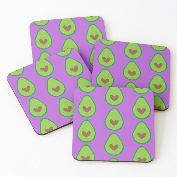 Item preview, Purple Background Avocado Heart Love Foodie Food  designed and sold by mariesmunchies.