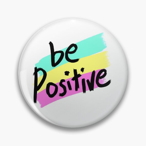 Item preview, Be positive simple graphics print designed and sold by Peace-of-mind.