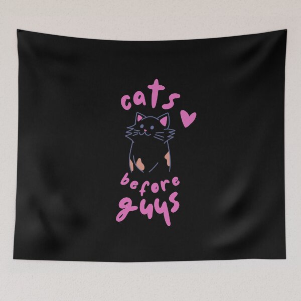 Item preview, Cats Before Guys Cute Funny Shirt Animal Cats Dogs Pets Cute Shirt Laugh Joke Sarcastic Birthday Gift  designed and sold by EpsilonEridani.