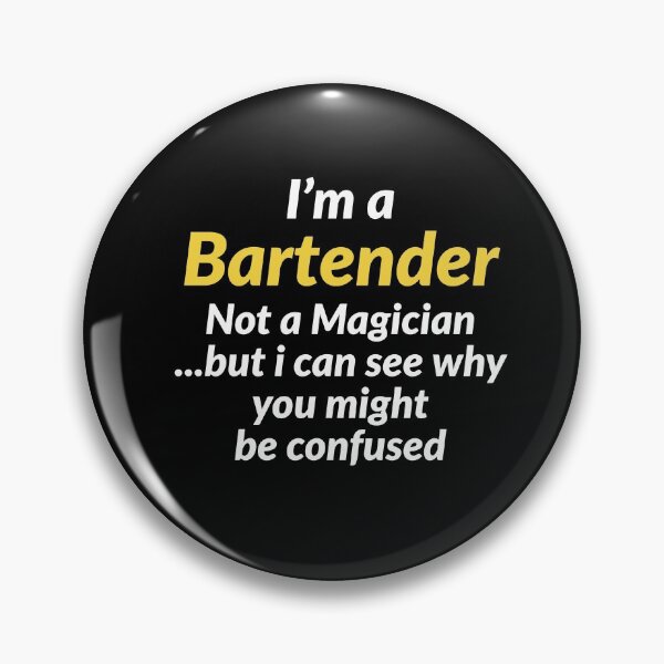 Item preview, Im A Bartender Not A Magician Funny Mixologist Gift designed and sold by Luna1Shop.