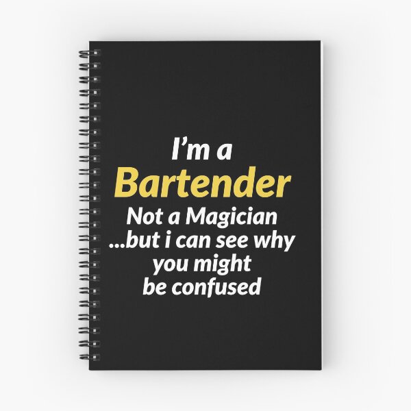 Item preview, Im A Bartender Not A Magician Funny Mixologist Gift designed and sold by Luna1Shop.