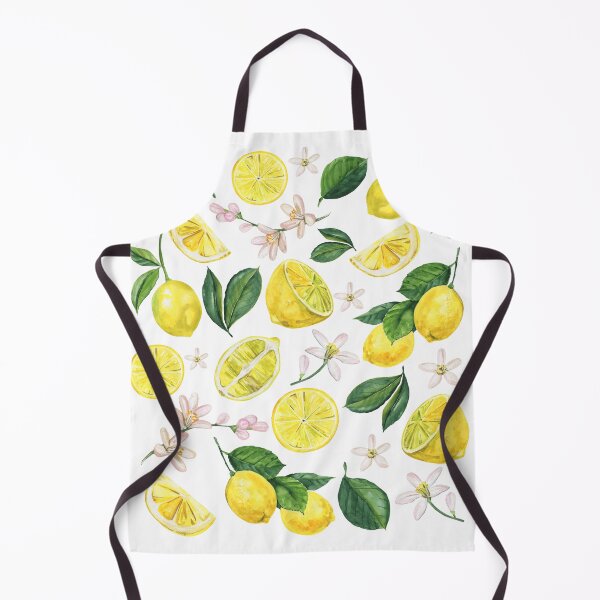 Item preview, Watercolour lemon fruit and blossoms designed and sold by Gabriellina.