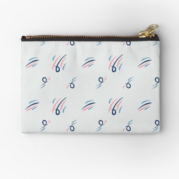Item preview, Swirly Abstract Blue Pink  Swish Shapes Pattern designed and sold by Dream Big! by E. H..