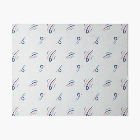 Item preview, Swirly Abstract Blue Pink  Swish Shapes Pattern designed and sold by Dream Big! by E. H..