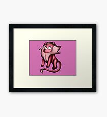 Chibi Lion Framed Print