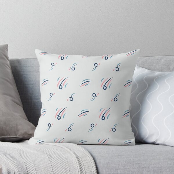 Item preview, Swirly Abstract Blue Pink  Swish Shapes Pattern designed and sold by Dream Big! by E. H..