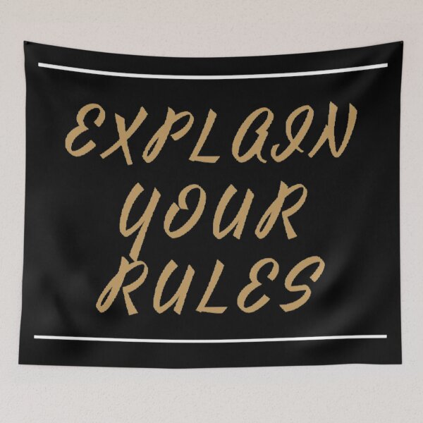 Item preview, Explain your rules designed and sold by Simi2020.