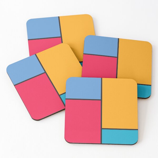 Item preview, Red-blue-yellow colorful design designed and sold by VichallanStudio.
