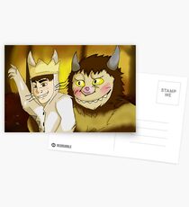 Where The Wild Things Are Postkarten
