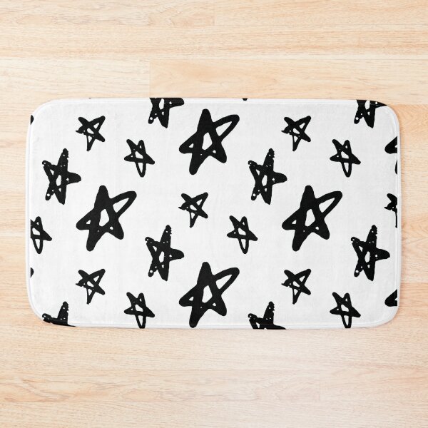 Item preview, Black star pattern with white border designed and sold by KQ1985.
