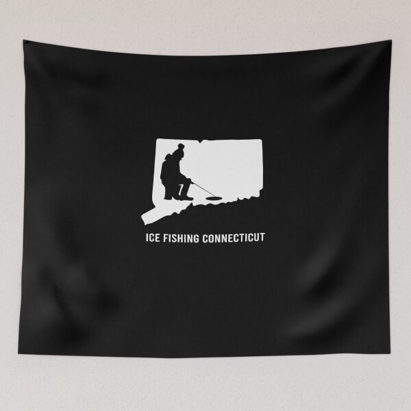 Item preview, Ice fishing Connecticut designed and sold by ElBeDesigns.