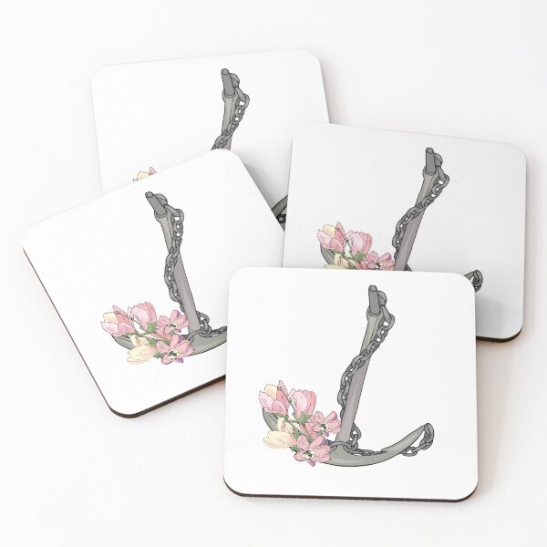 Item preview, anchor in flowers designed and sold by Anastasiia Yurevych.