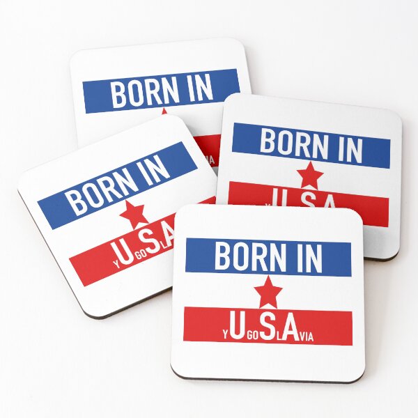 Item preview, Born in Yugoslavia designed and sold by SpaceBandidos.