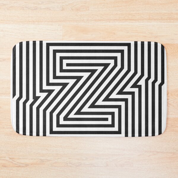 Item preview, Monogram letter "Z" in Op Art style designed and sold by TrueType.