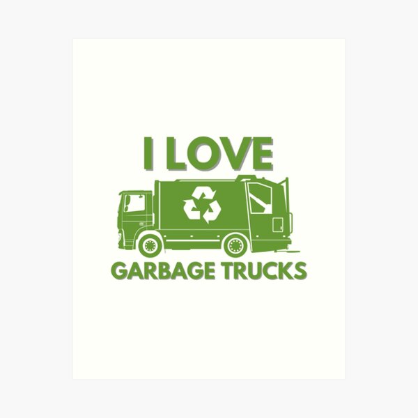 Item preview, I Love Garbage Trucks designed and sold by momsnpops.