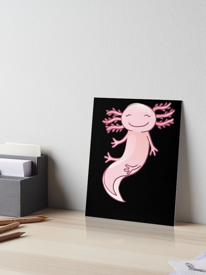 Funny Cute Axolotl Animal Art Poster for Sale by Salvadax