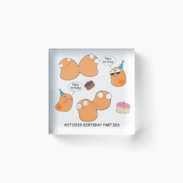 Mitosis Birthday Parties Acrylic Block