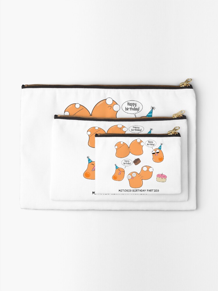 Thumbnail 2 of 4, Zipper Pouch, Mitosis Birthday Parties designed and sold by amoebasisters.