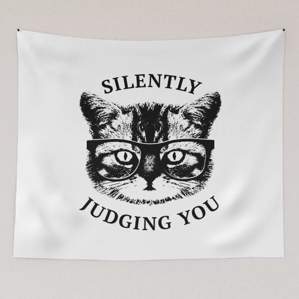 Item preview, Silently Judging You Kitty Cat designed and sold by blueveins.