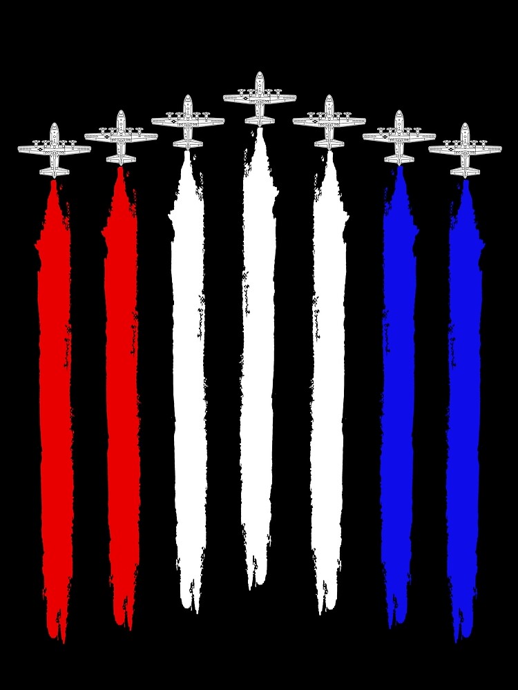 Thumbnail 3 von 3, Tuch, C-130 Hercules Gunship Military Aircraft Red White Blue C130 Gear designt und verkauft von DynamicDesign.