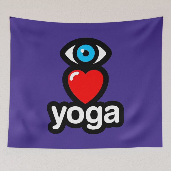 Artikelvorschau, Ich liebe Yoga - Ajna (Indigo) entworfen und verkauft von MisterSquid.