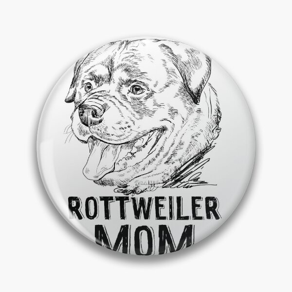Artikelvorschau, Rottweiler Mutter Hand gezeichnet entworfen und verkauft von TheWildStyle.