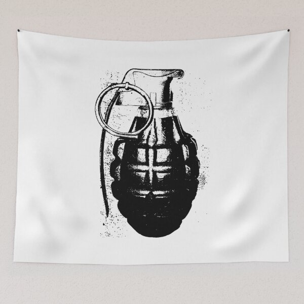 Item preview, Distressed Hand Grenade designed and sold by blueveins.