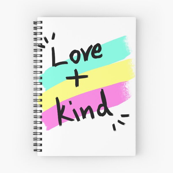 Item preview, love and kind simple graphics print designed and sold by Peace-of-mind.