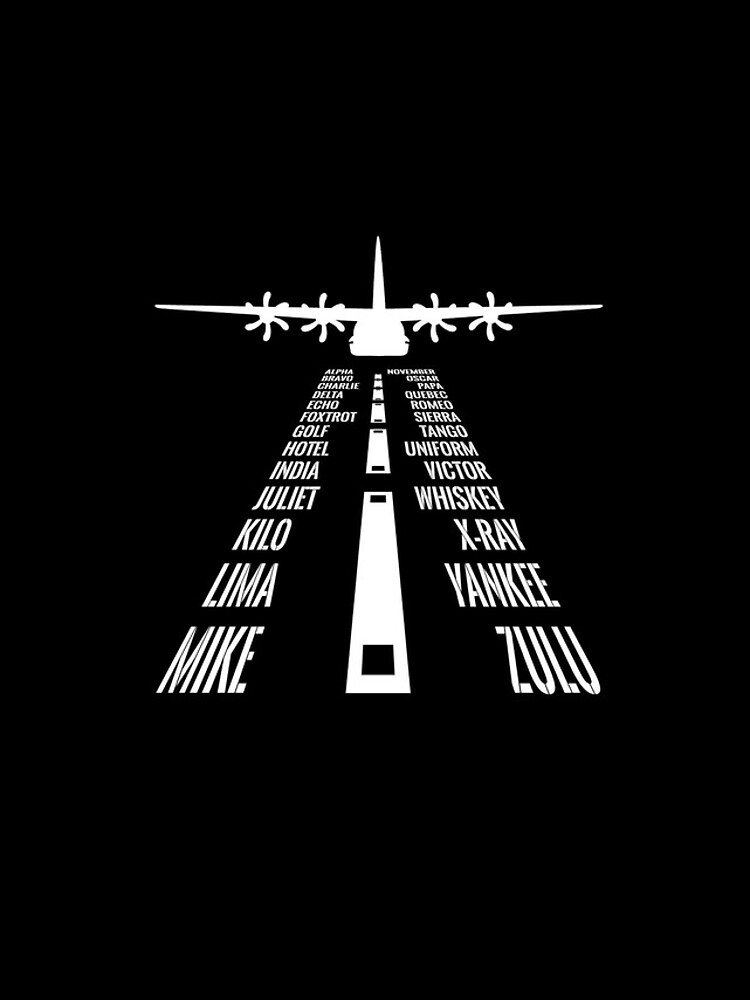 Aperçu 4 sur 4. Coque iPhone avec l'œuvre C-130 Hercules Pilot Phonetic Alphabet Runway Flying C130 Gear créée et vendue par DynamicDesign.