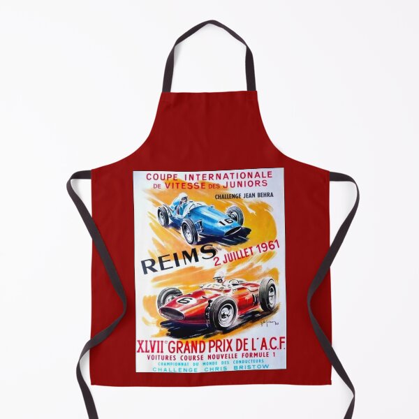Item preview, REIMS : Vintage 1961 Grand Prix Auto Racing Print designed and sold by posterbobs.