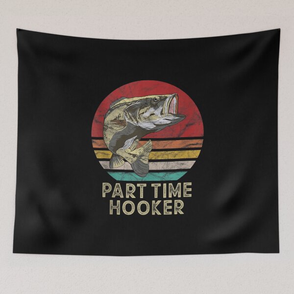 Item preview, Part Time Hooker Funny Bass Fishing Gifts designed and sold by Emmet Green.