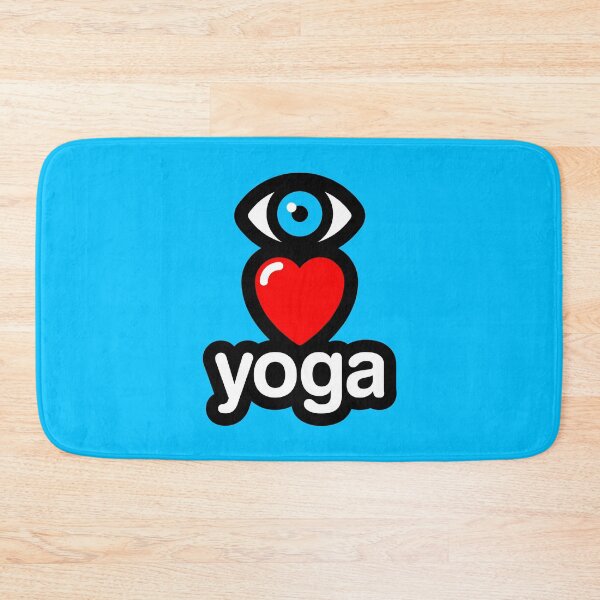 Item preview, i love yoga – Vishuddha (Blue) designed and sold by MisterSquid.