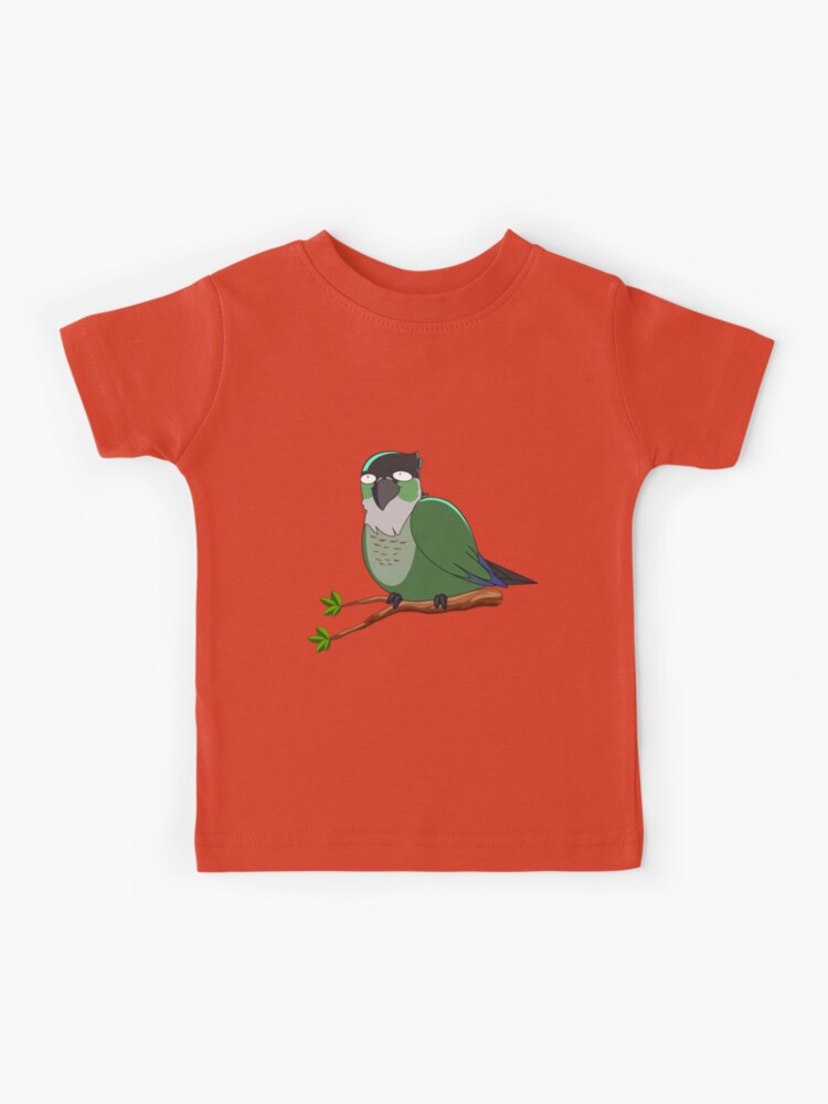 Jaiden animations funny eyes cute flying bird, parrot watching you funny   Sticker for Sale by SGS